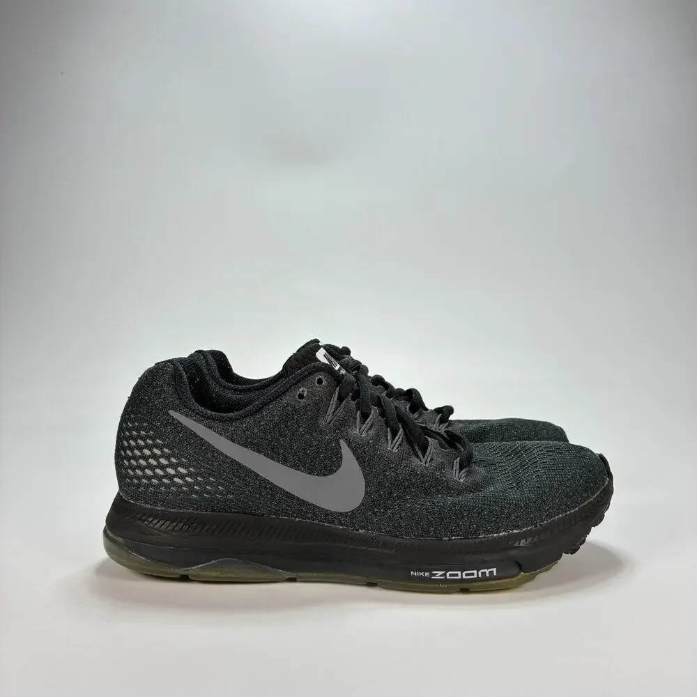 Nike Zoom All Out Black Dark Grey Low Top Running Shoes 878671-001 Womens Size 7
